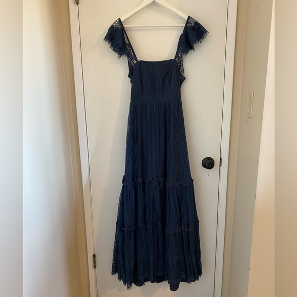 Azazie Bora Bora Bridesmaid Dress Navy Blue - Picture 1 of 2